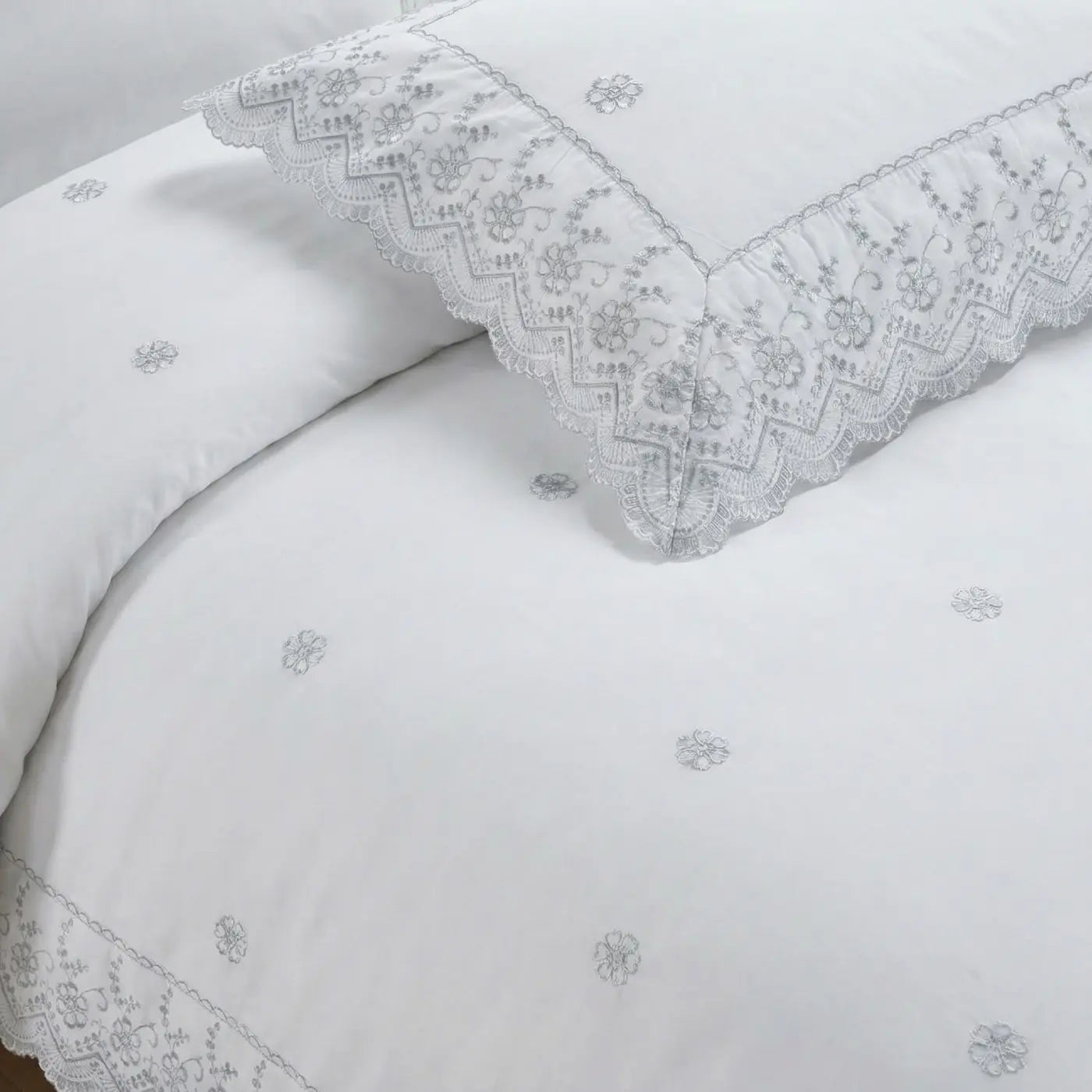 Gabrielle Embroidered Duvet Cover Set