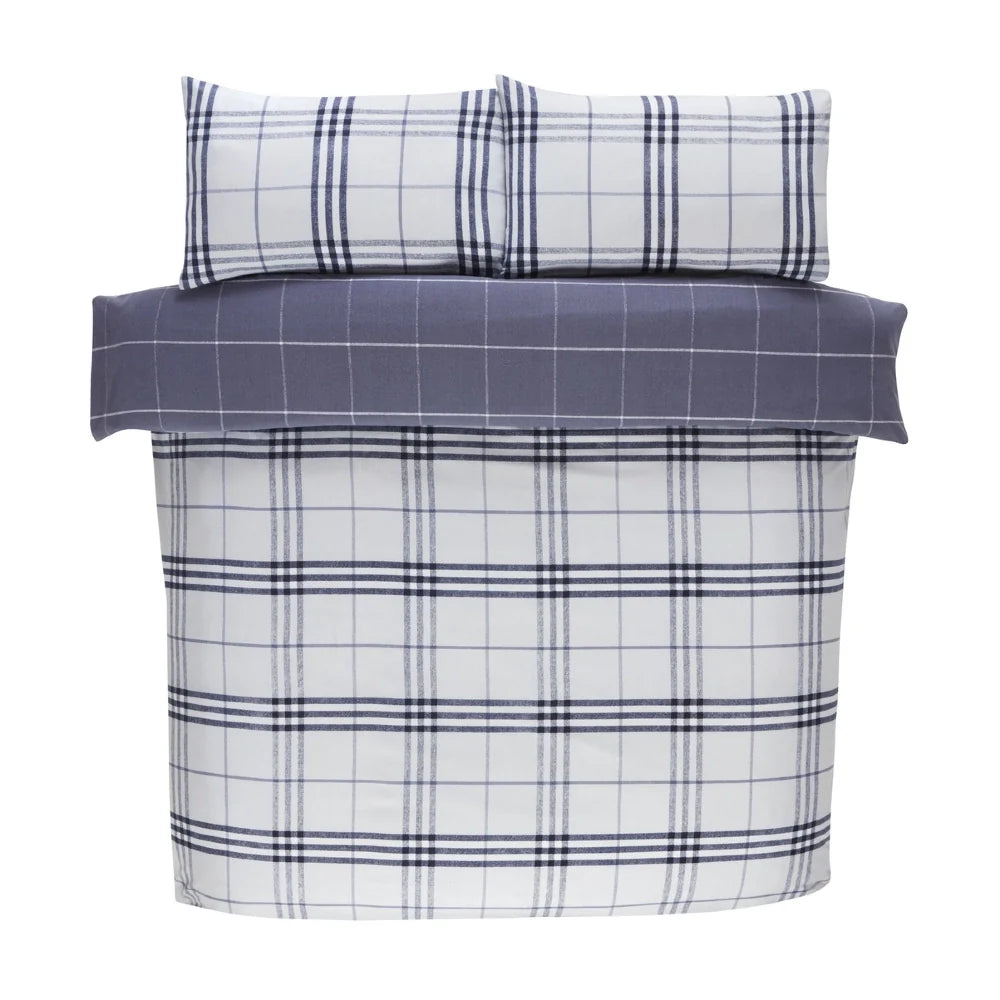 Harris Check Duvet Cover Set by Rapport Home 2