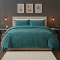 Check Teddy Fleece Duvet Cover Set