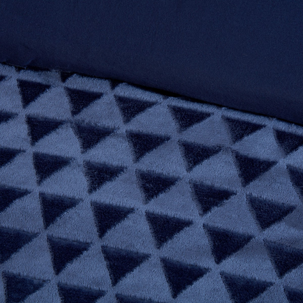 Diamond Cut Teddy Fleece Duvet Cover Set