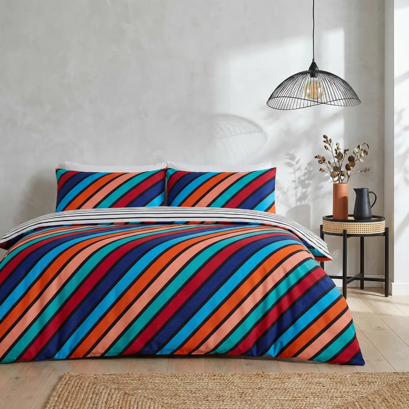Oxford Stripe Duvet Cover Set