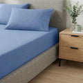 Percale 180 Thread Count Fitted Sheet 25cm Deep