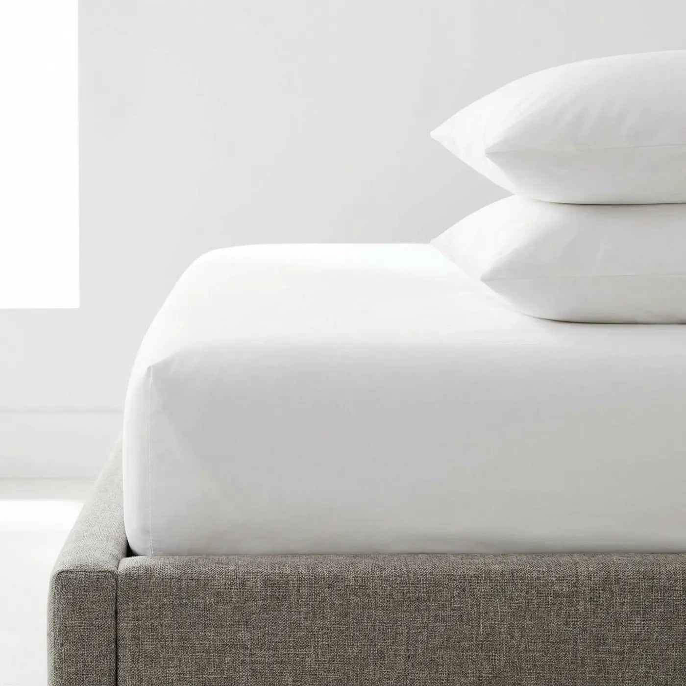 Percale 180 Thread Count Fitted Sheet 25cm Deep