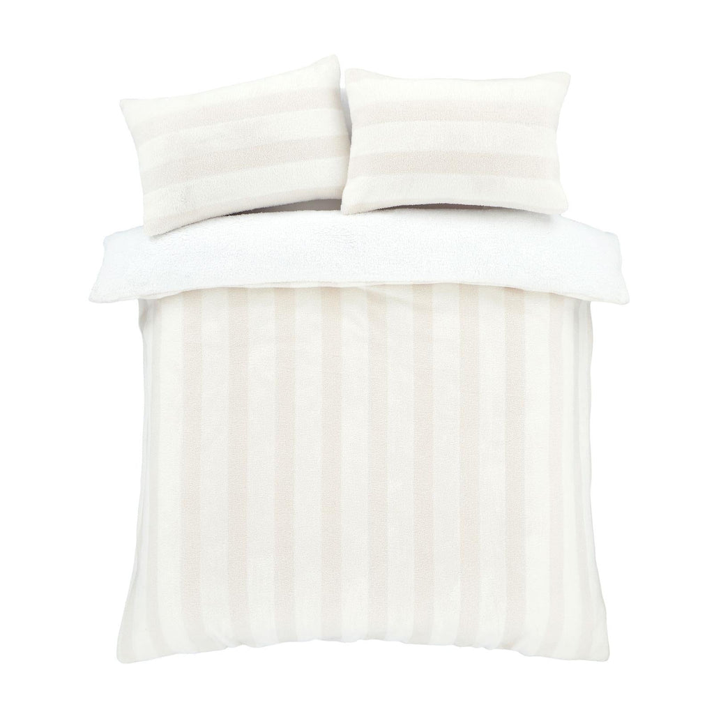 Bianca Cosy Soft Stripe Fur Duvet Cover Set 5