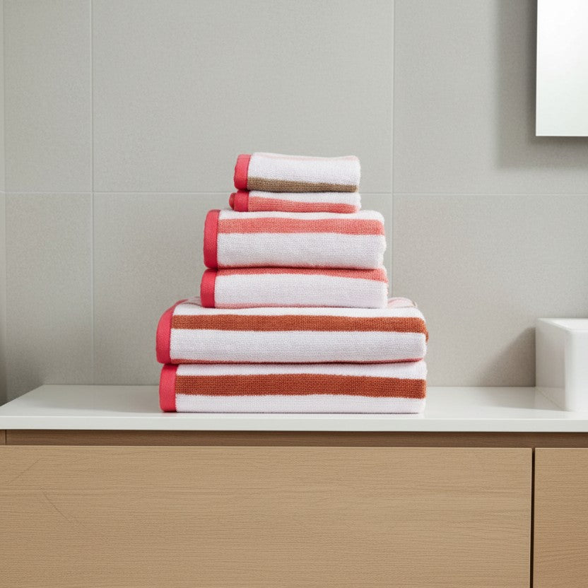 Amalfi 500gsm Cotton Towels - Pink