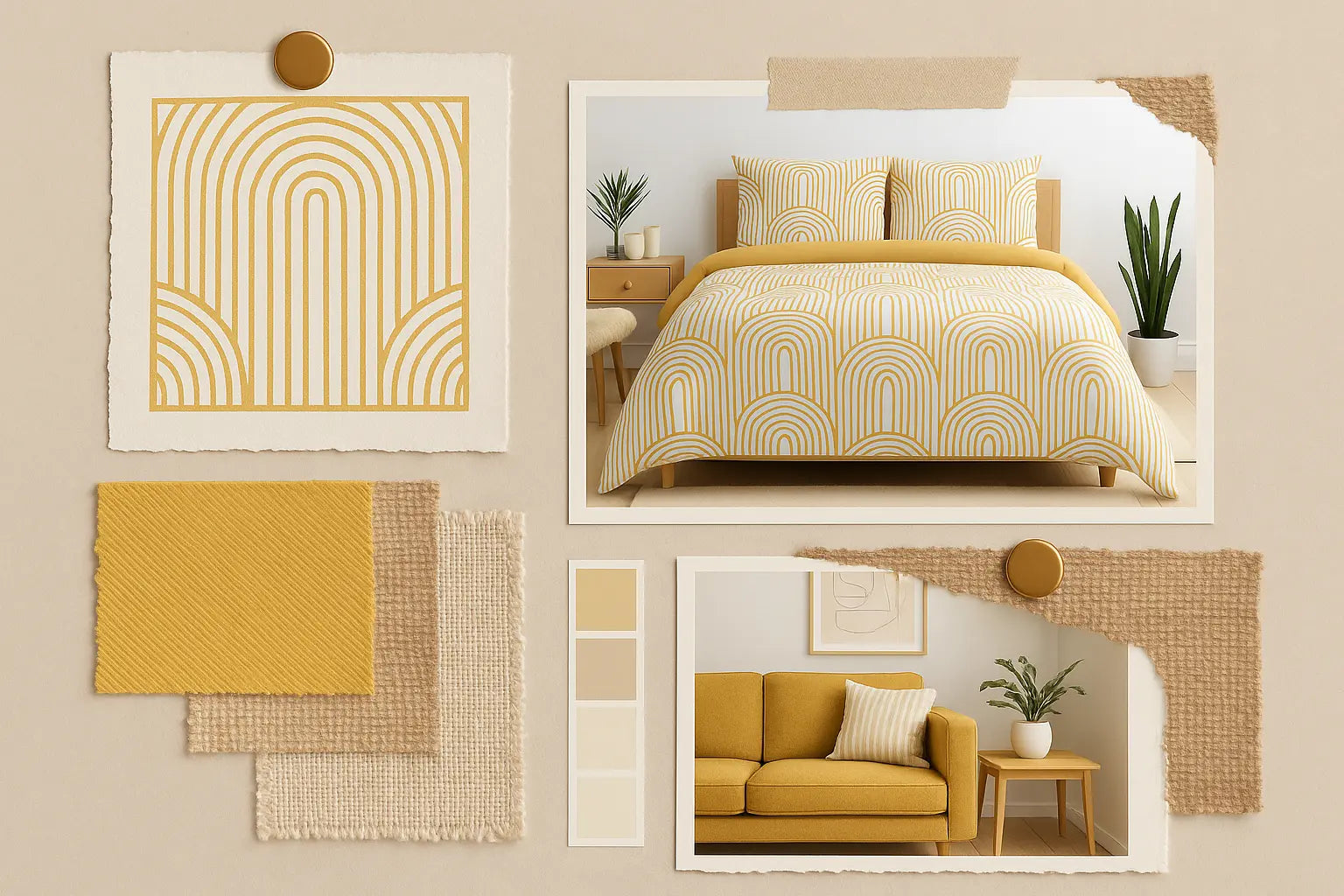 Arches Duvet Cover Bedding Set