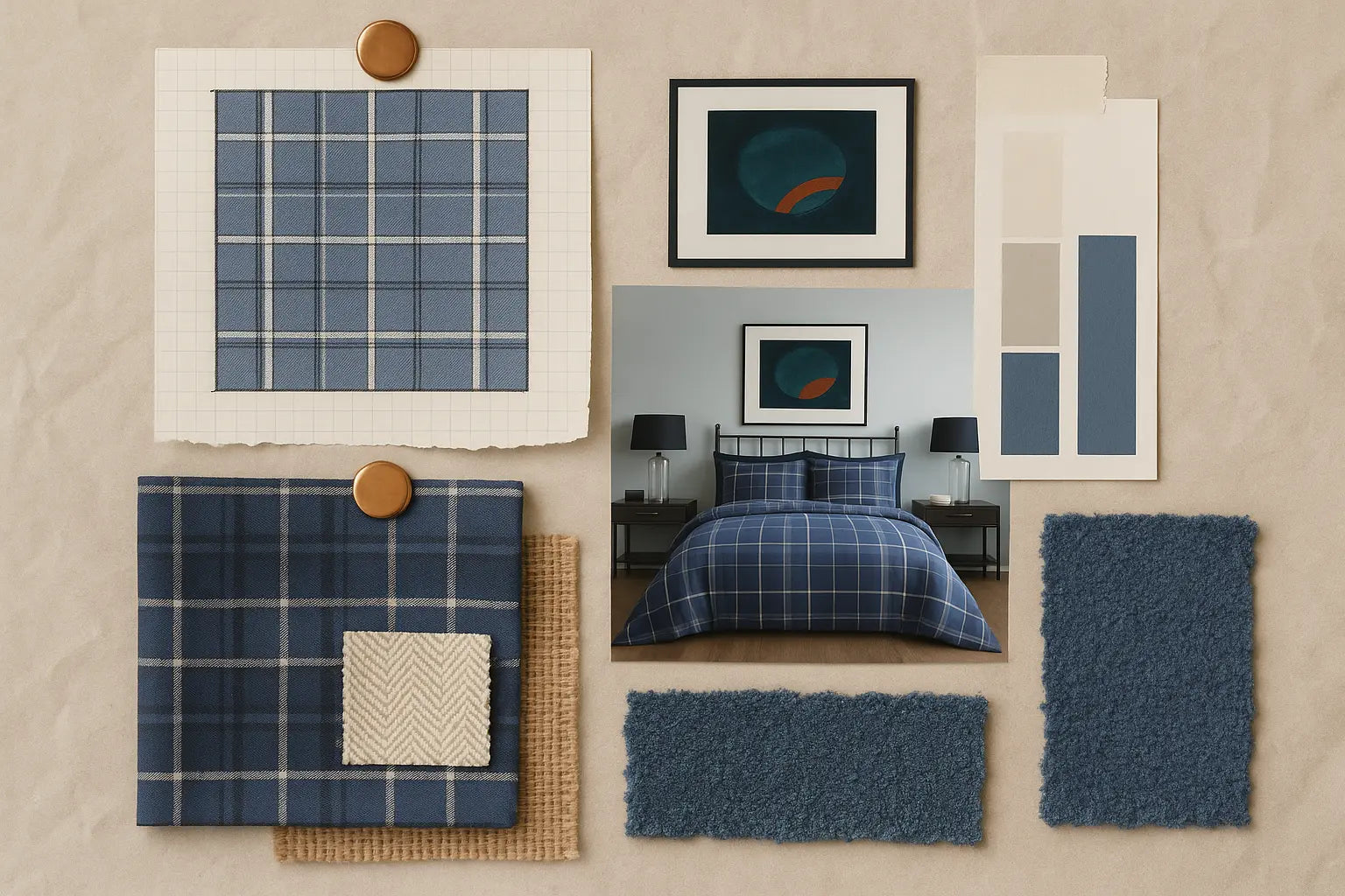 Argyle Duvet Cover Bedding Set