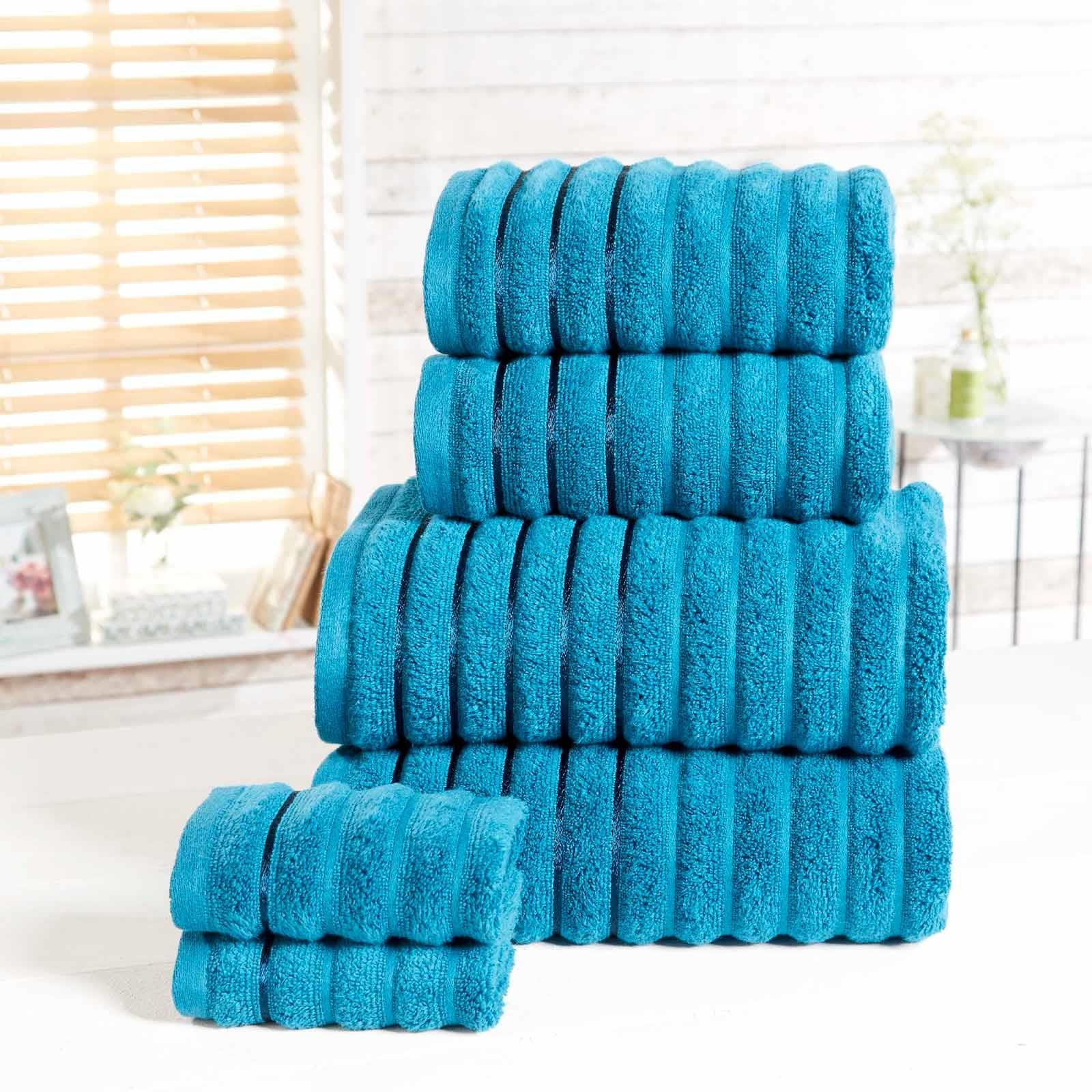 Ribbed 600gsm Towel Bale Set - 2 Piece and 6 Piece