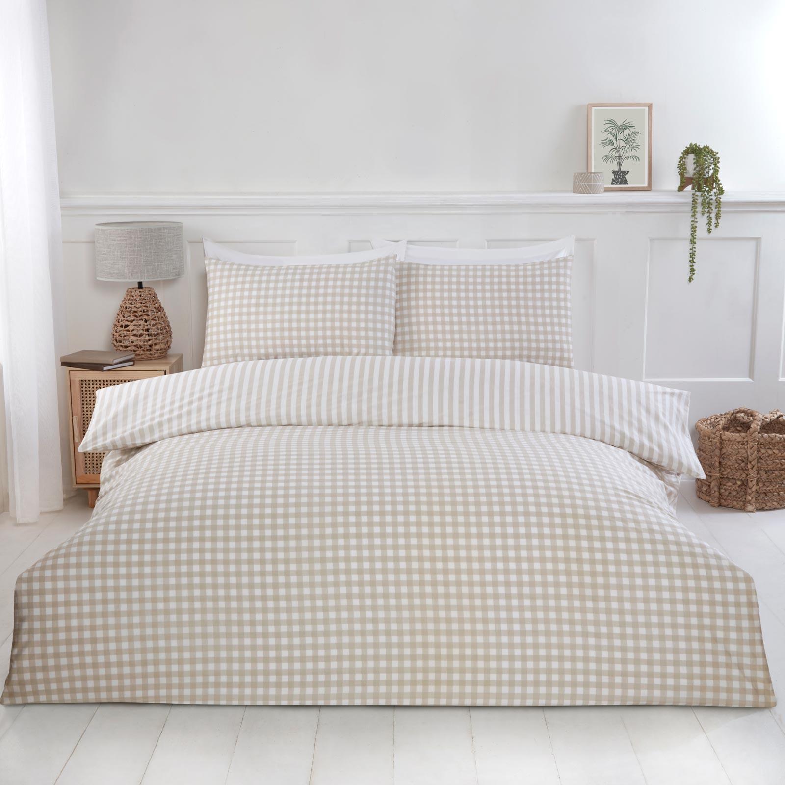 Gingham Check Duvet Cover Set