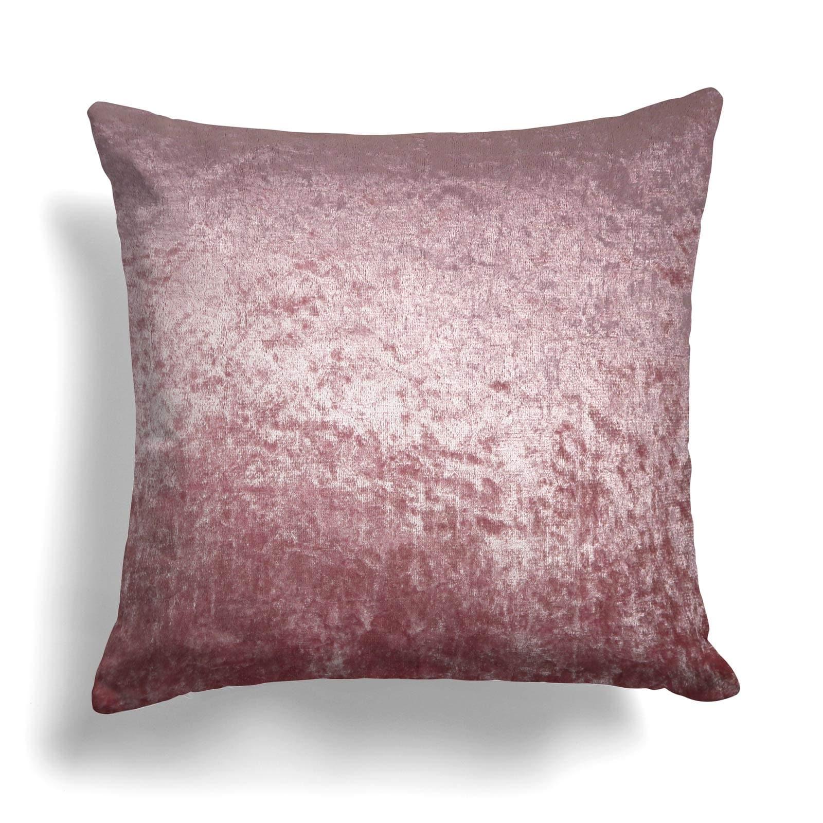 Crushed Velvet Cushion Cover Blush Pink 18" x 18