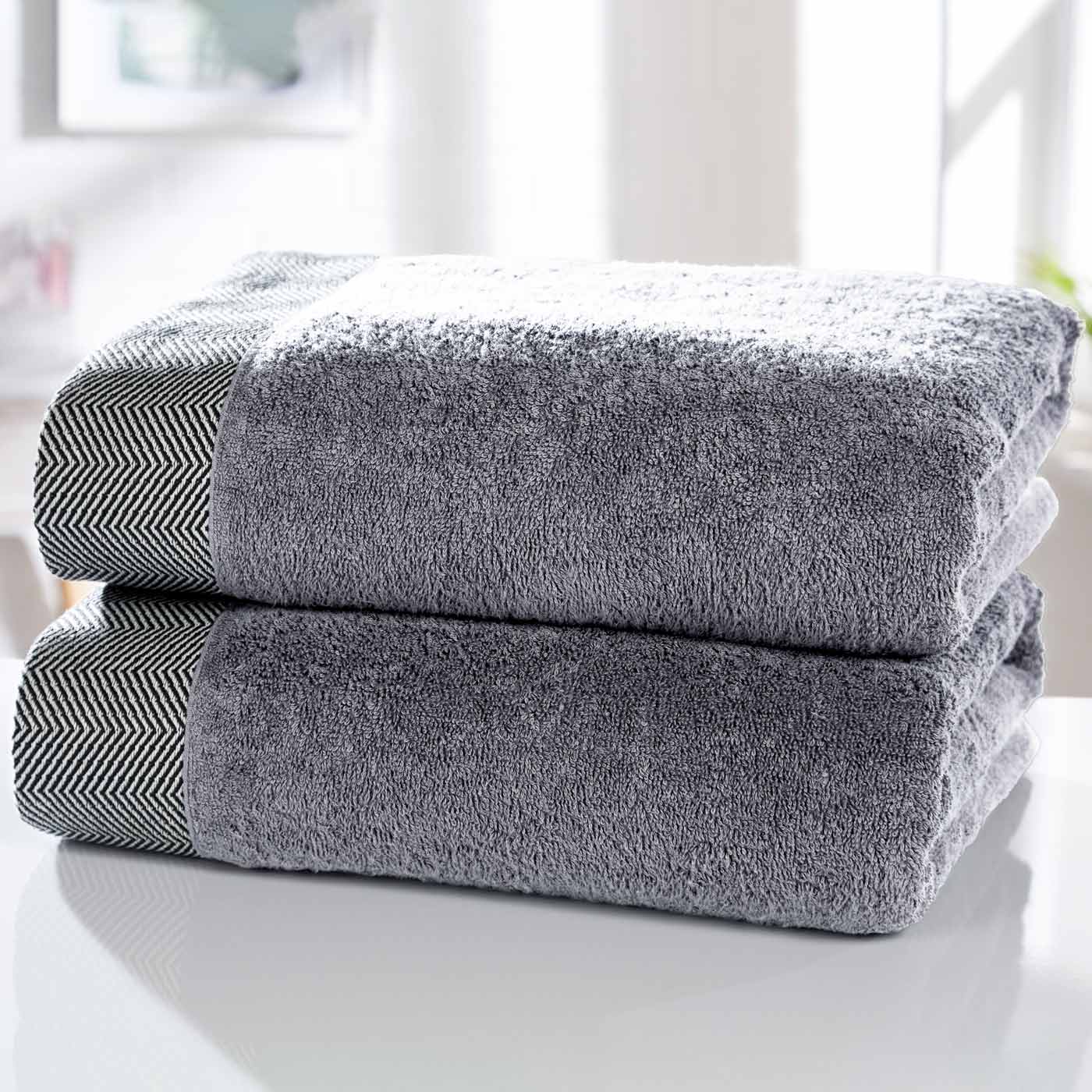 Tidal Bath Sheet 550gsm Towel Pair by Rapport Home