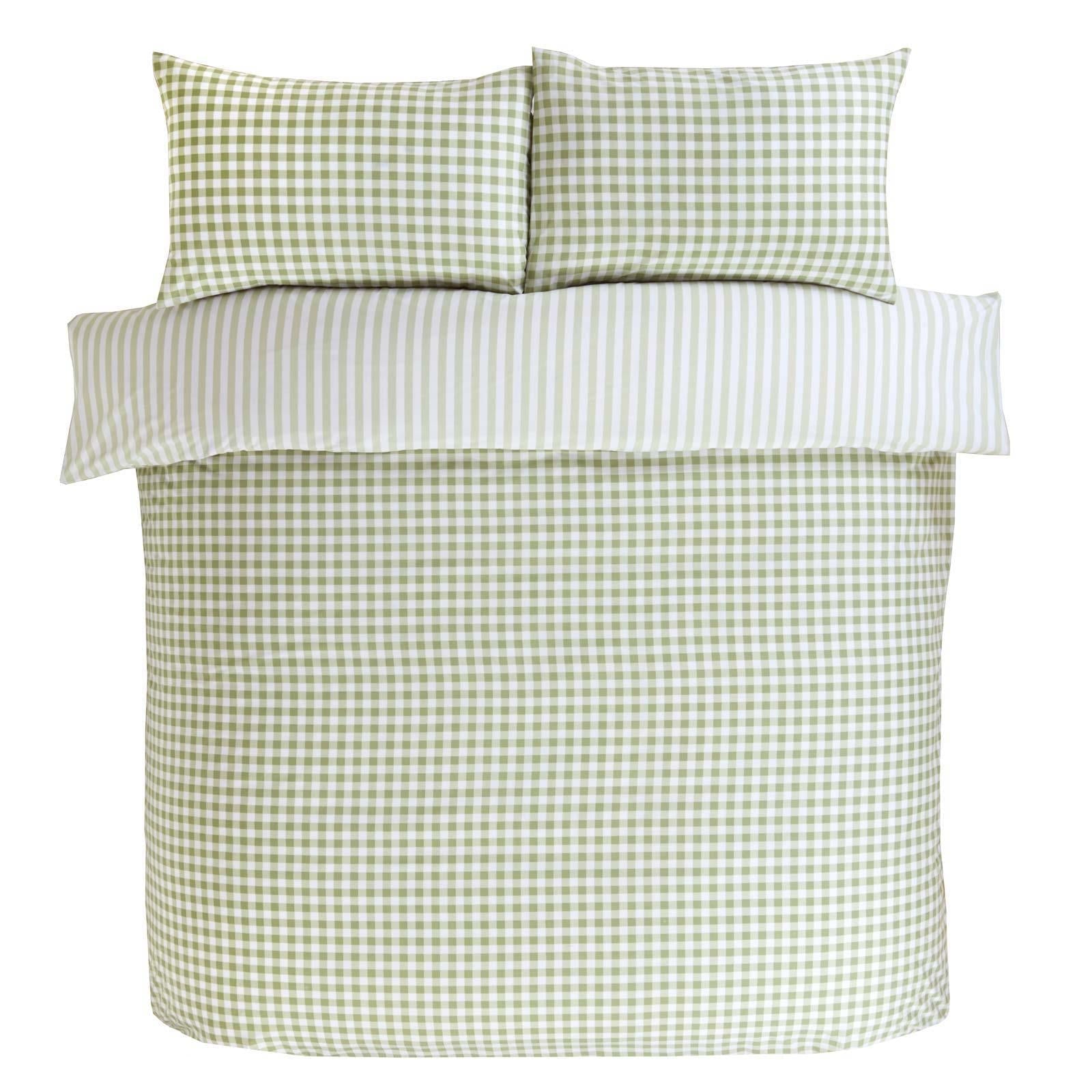 Gingham Check Duvet Cover Set