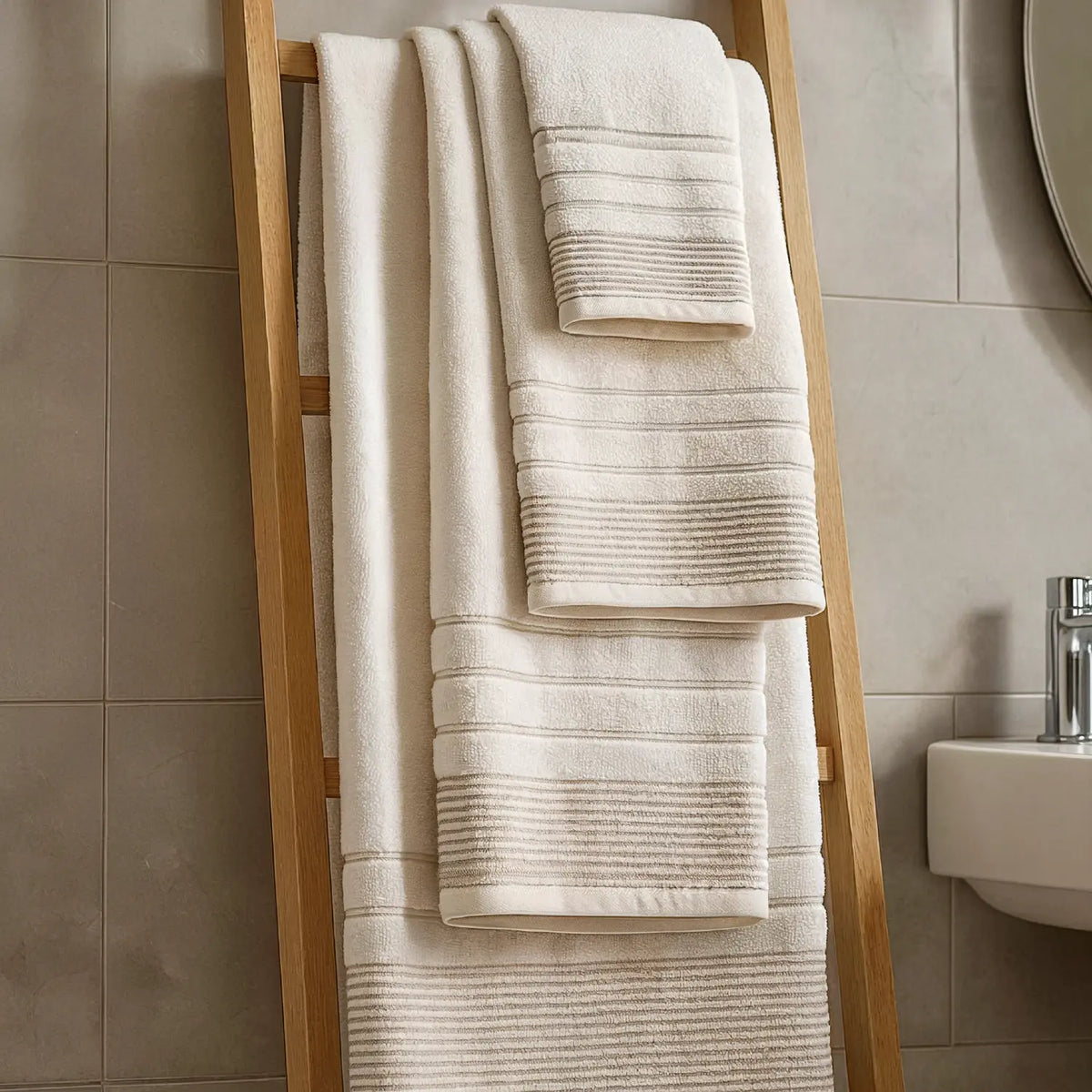Dakota 500gsm Cotton Towels - Natural