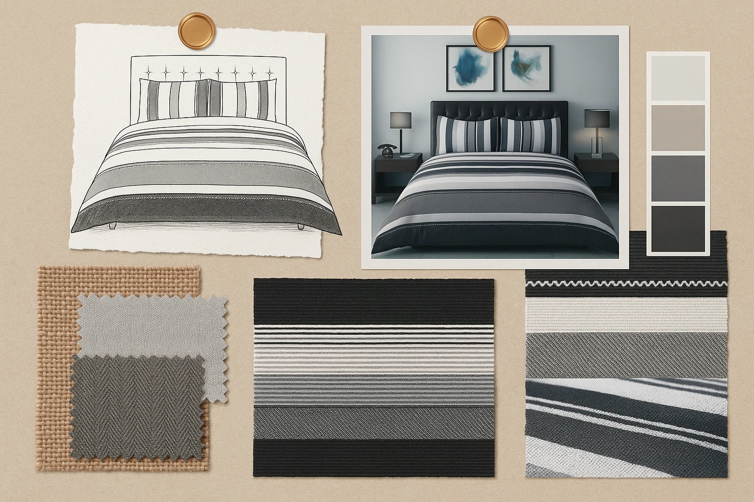 Detroit Duvet Cover Bedding Set