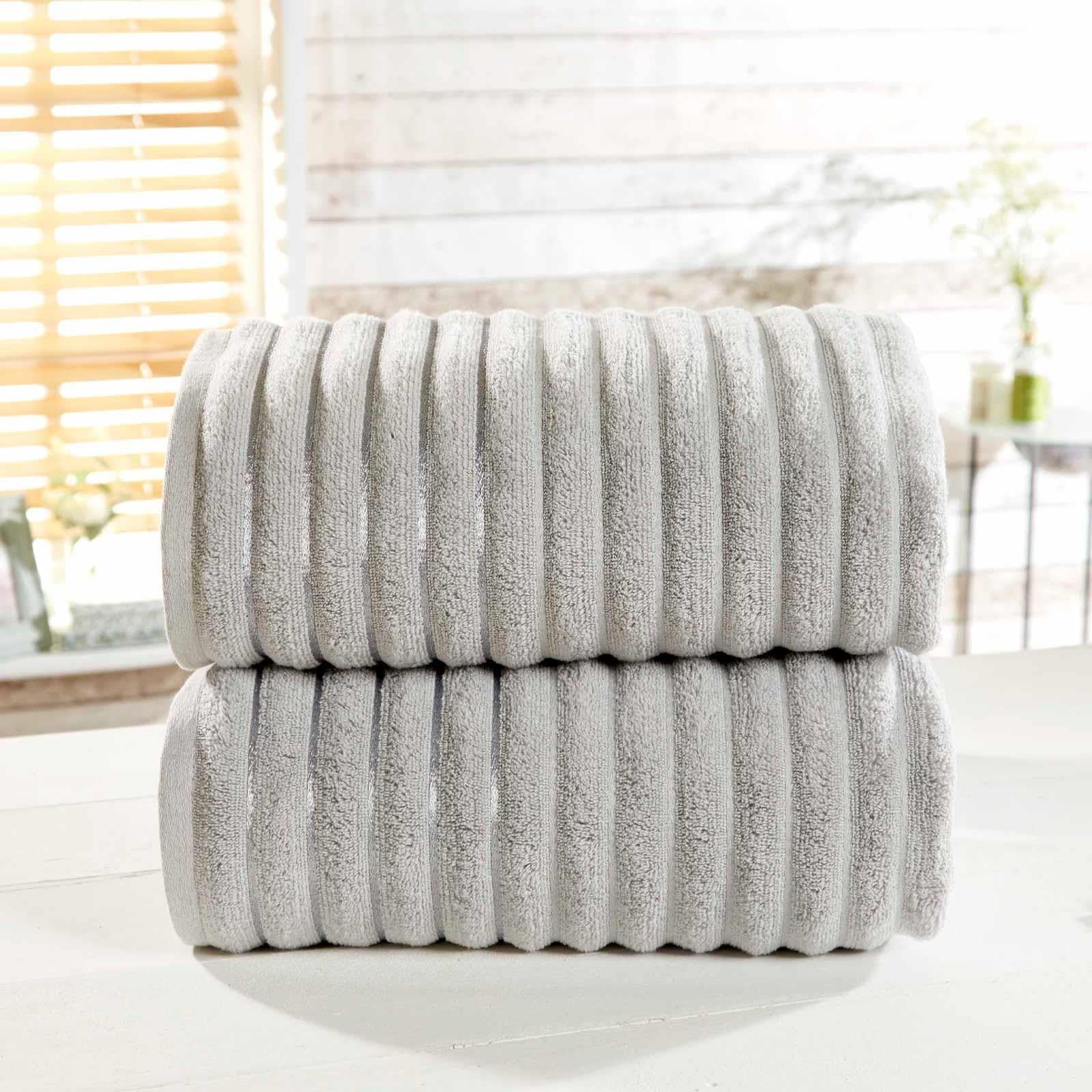Ribbed 600gsm Towel Bale Set - 2 Piece and 6 Piece