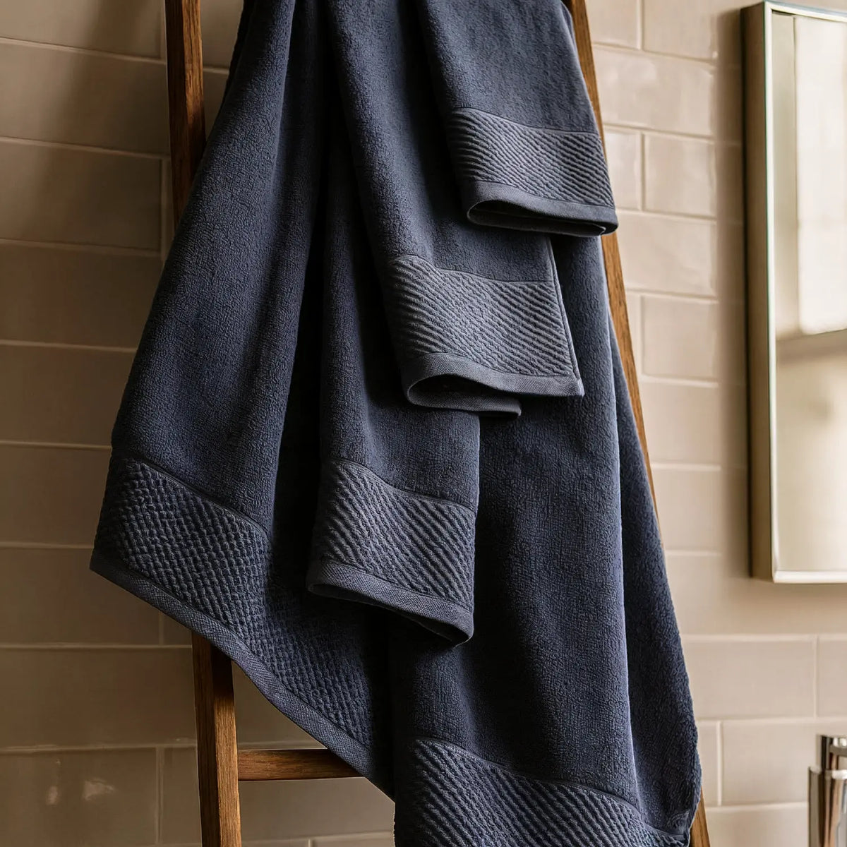 Eden 500gsm Cotton Towels - Pacific Blue