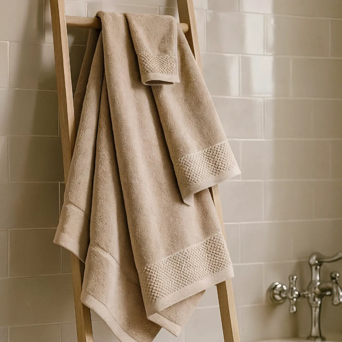 Eden 500gsm Cotton Towels - Mink