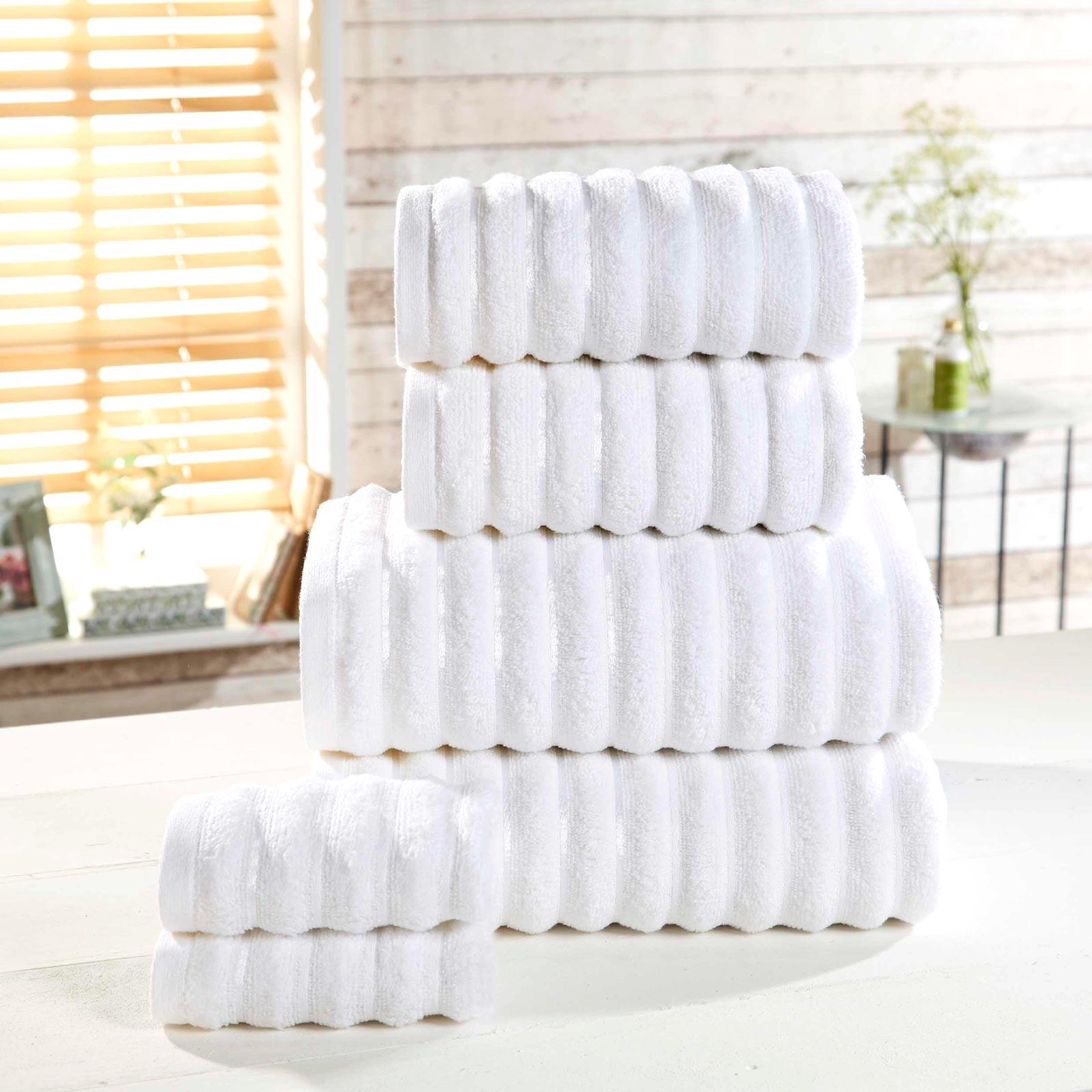 Ribbed 600gsm Towel Bale Set - 2 Piece and 6 Piece