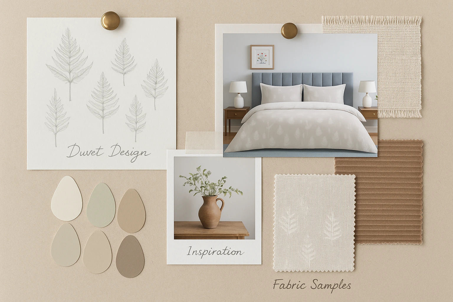 Fern Complete 4 Piece Bedding Set