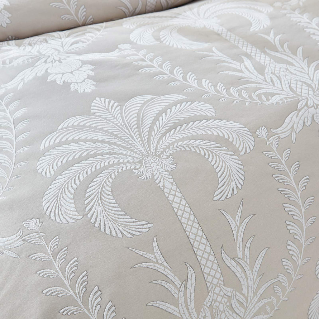 Avalon Jacquard Natural Duvet Cover Set