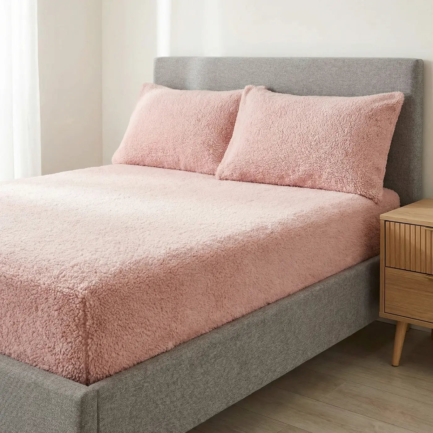 Teddy Fleece Fitted Sheet 30cm Deep