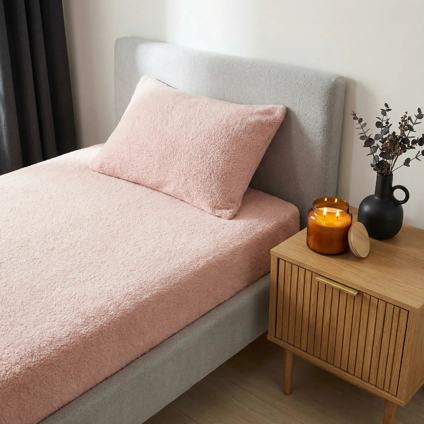 Teddy Fleece Fitted Sheet 30cm Deep