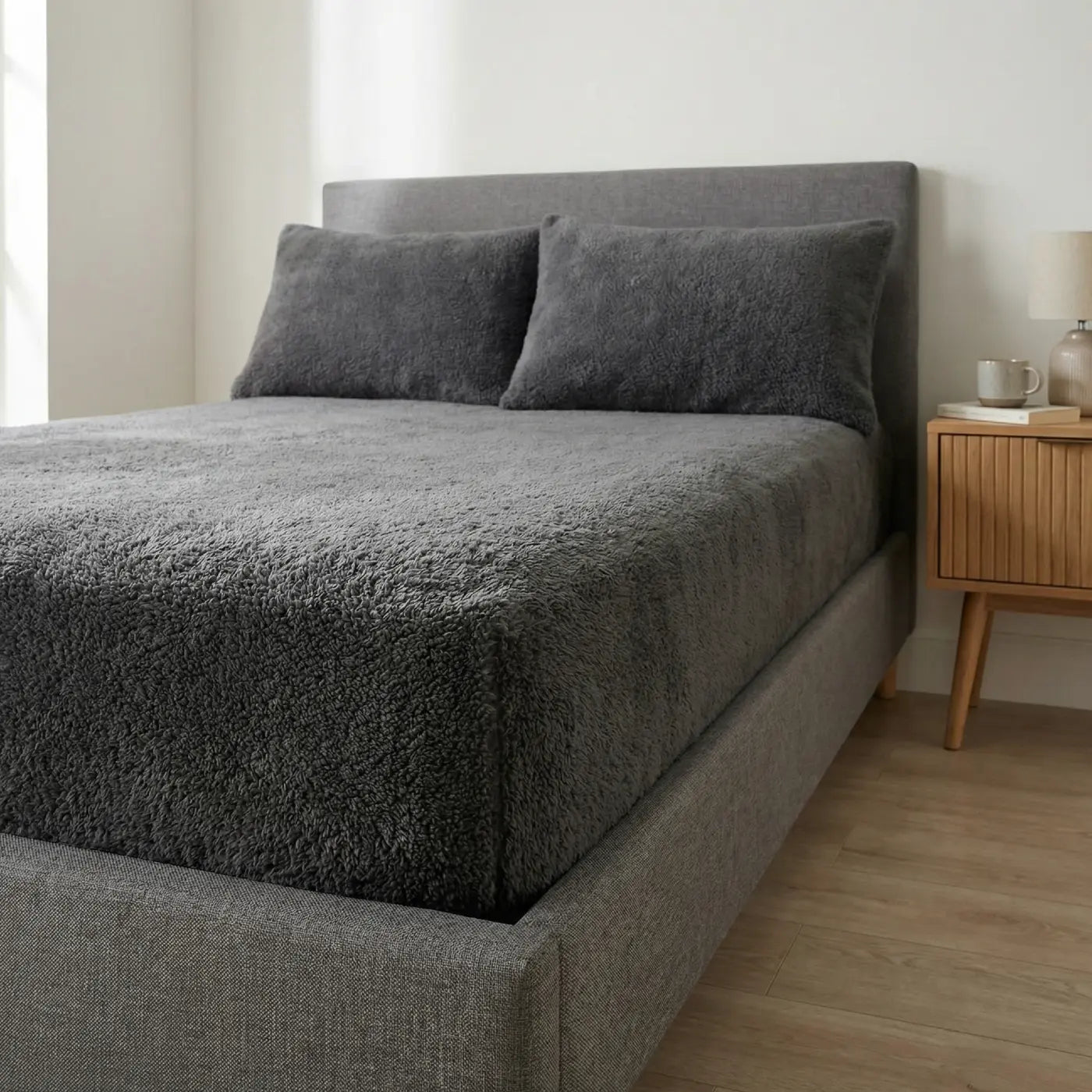 Teddy Fleece Fitted Sheet 30cm Deep