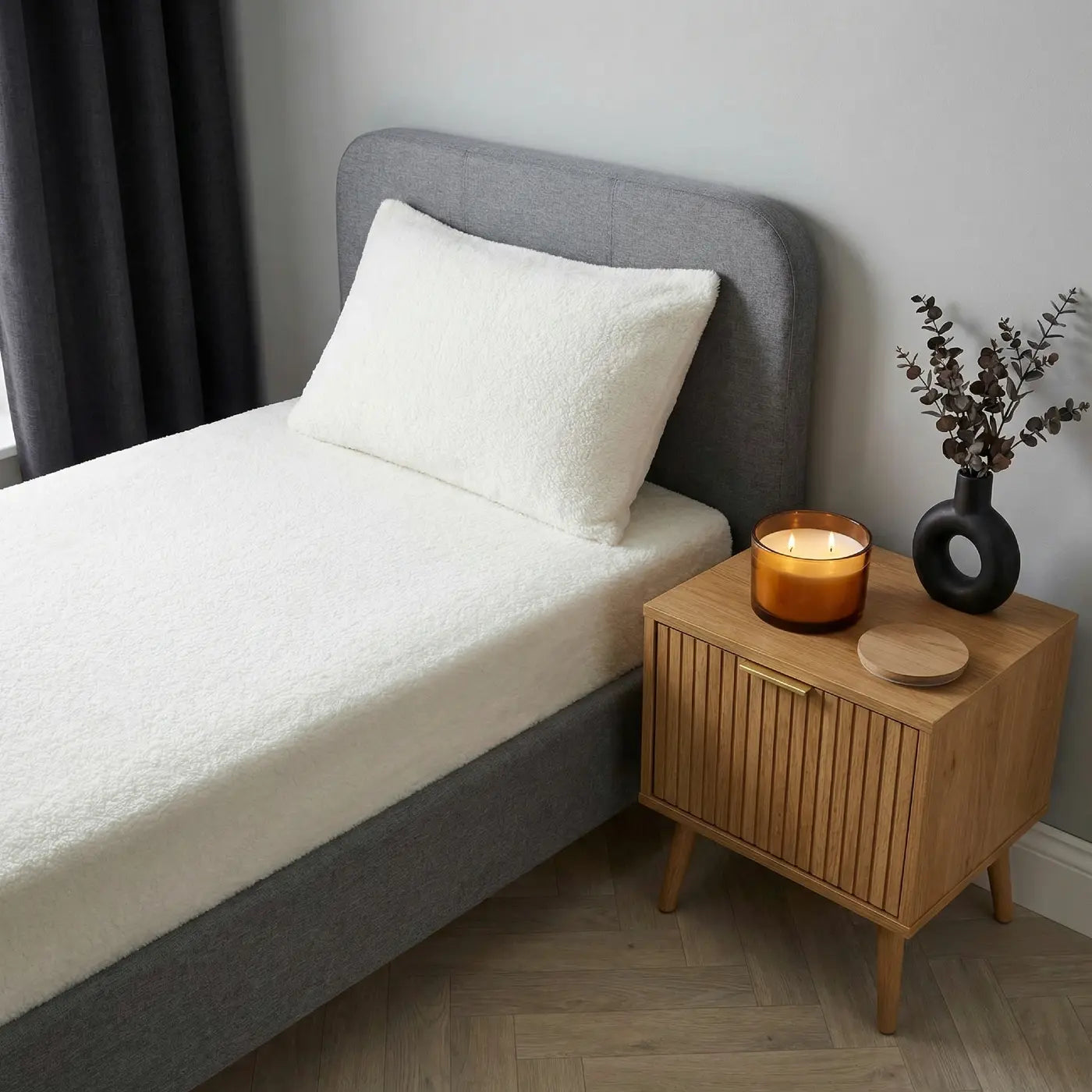Teddy Fleece Fitted Sheet 30cm Deep