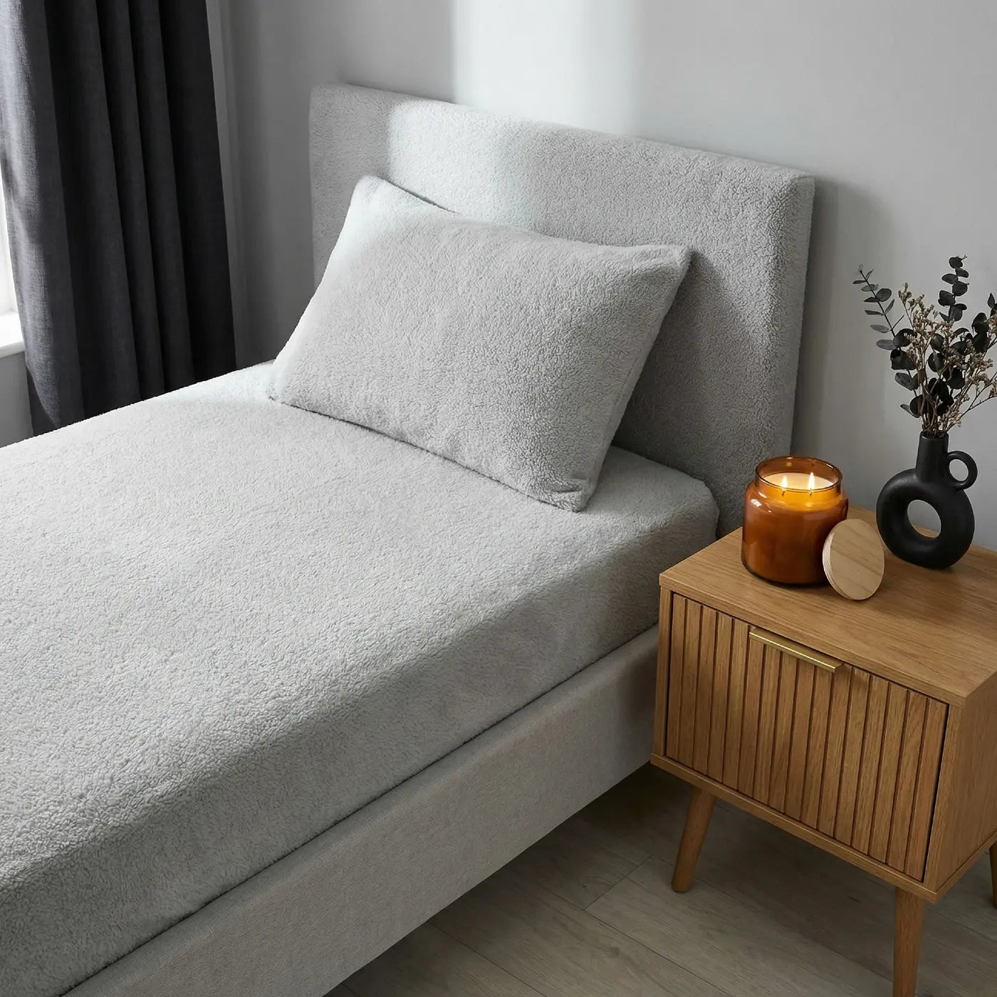 Teddy Fleece Fitted Sheet 30cm Deep