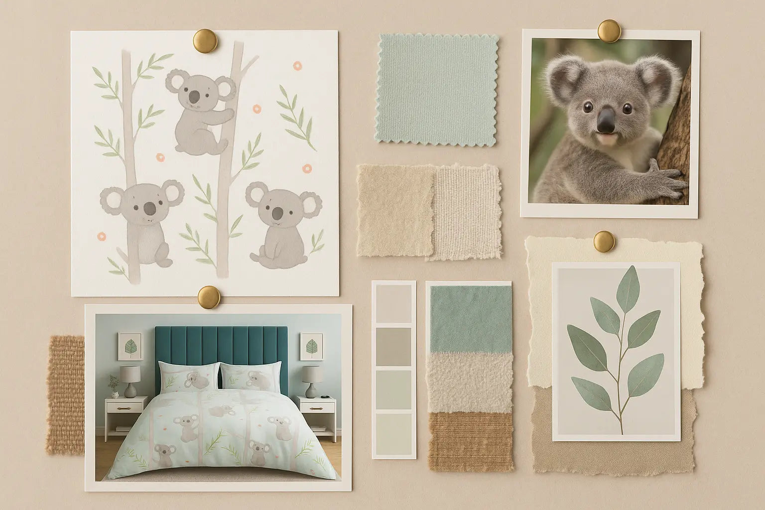 Koala Fun Duvet Cover Bedding Set