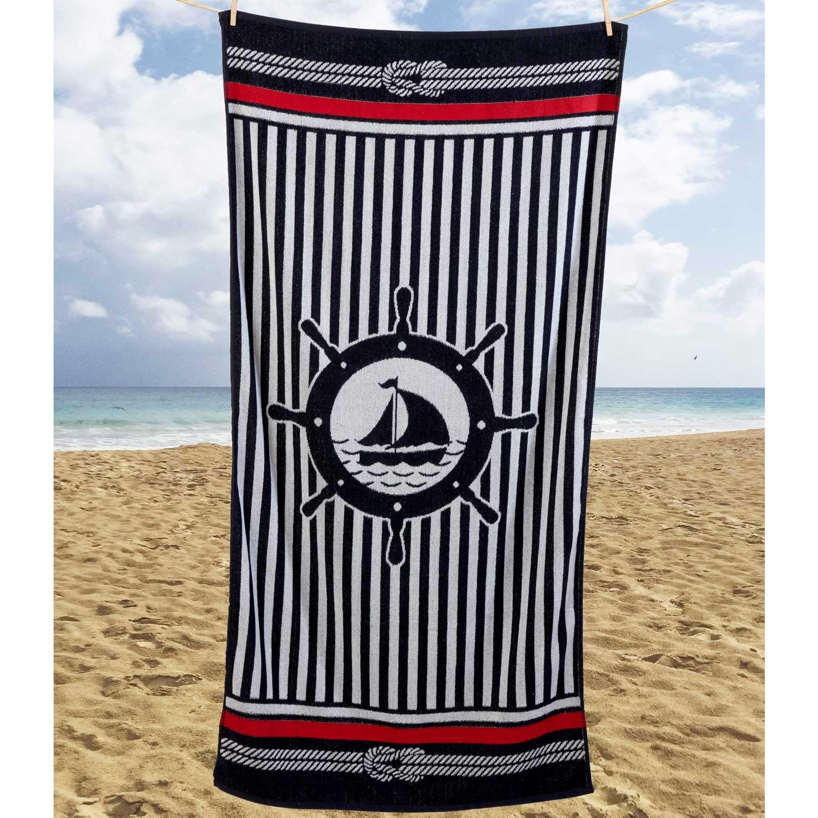Nautical Beach Towel by Rapport Home