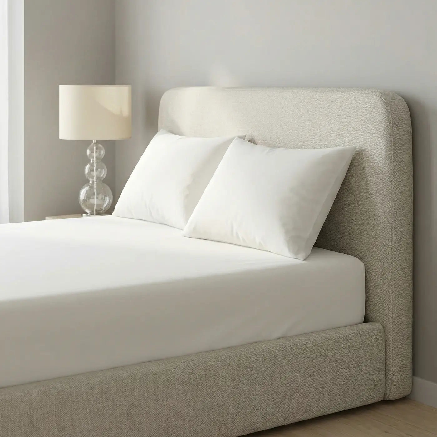 Percale 180 Thread Count Extra Deep Fitted Sheet 40cm Deep