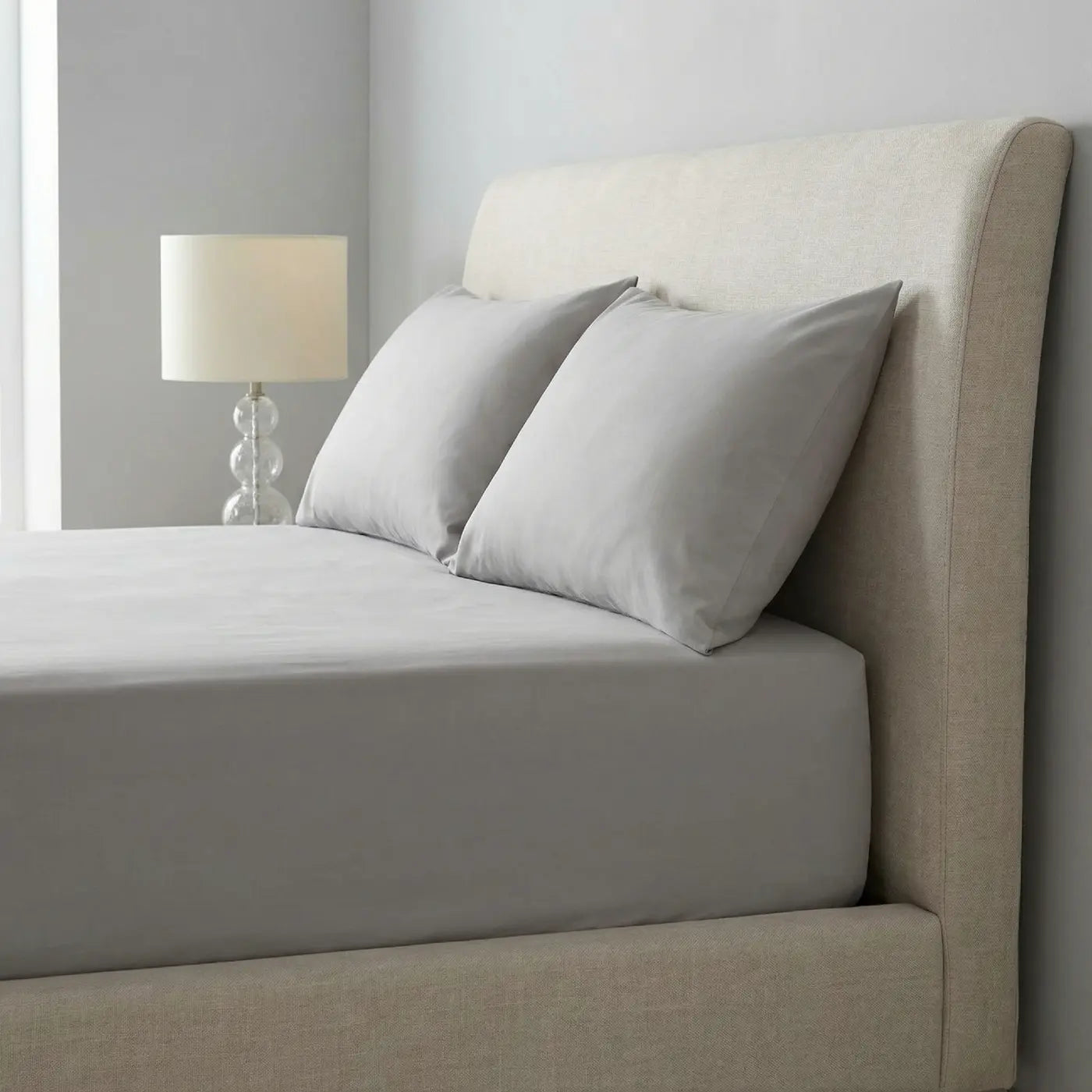 Percale 180 Thread Count Extra Deep Fitted Sheet 40cm Deep