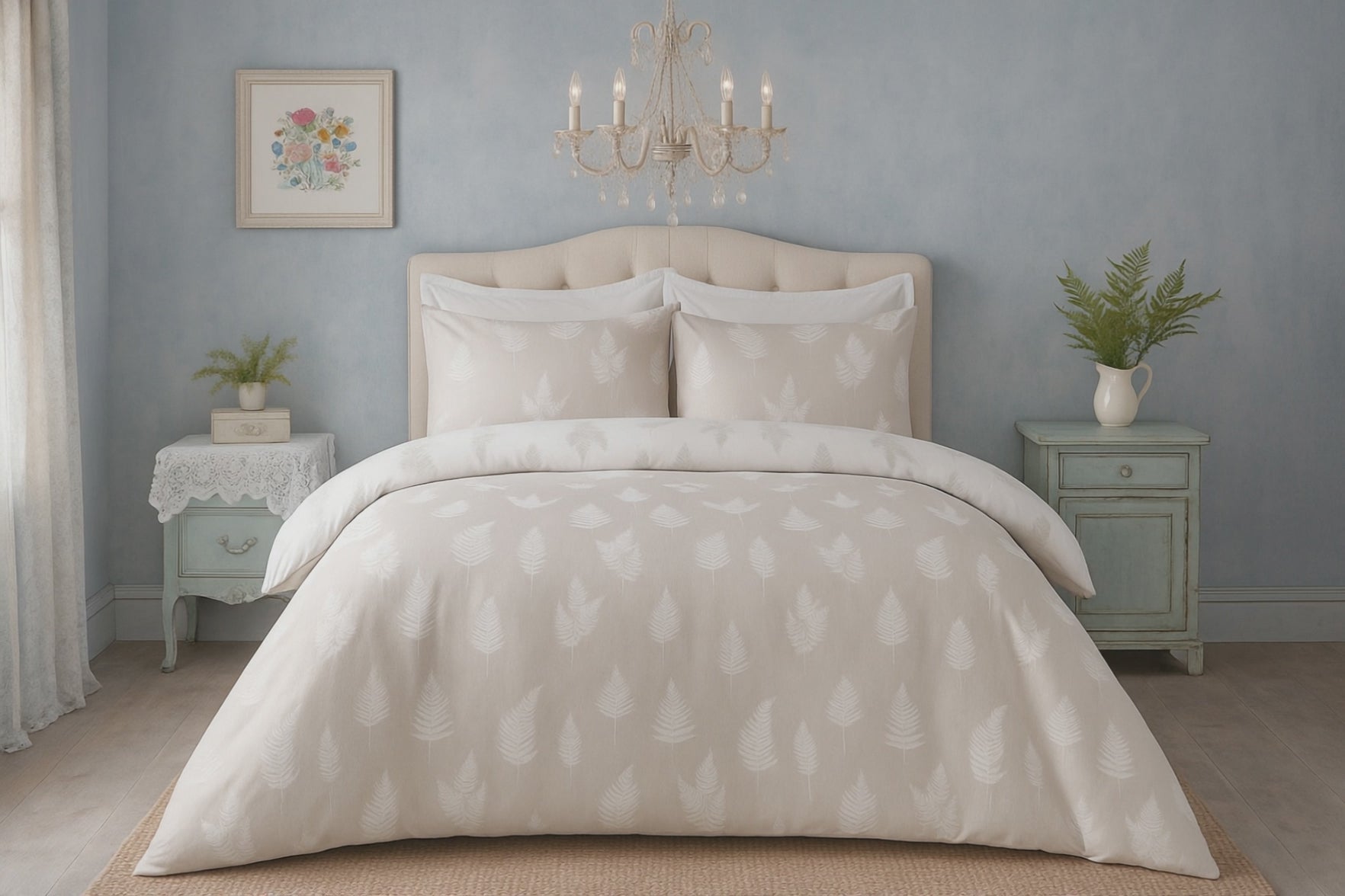 Fern Complete 4 Piece Bedding Set