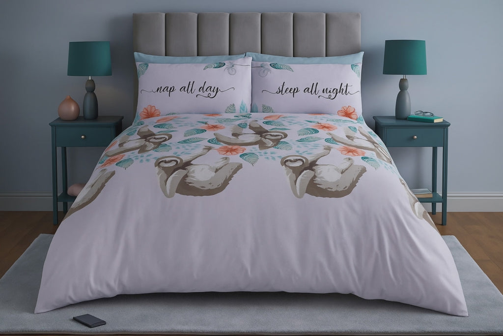 Sloths Duvet Cover Set