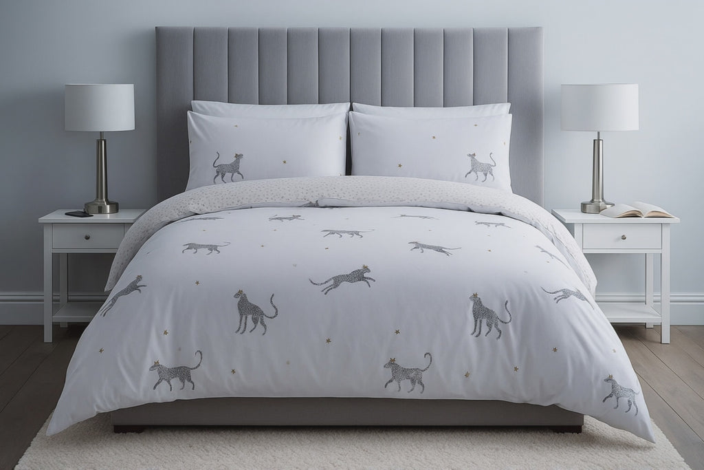 Sustainable Leopard Duvet Cover Set