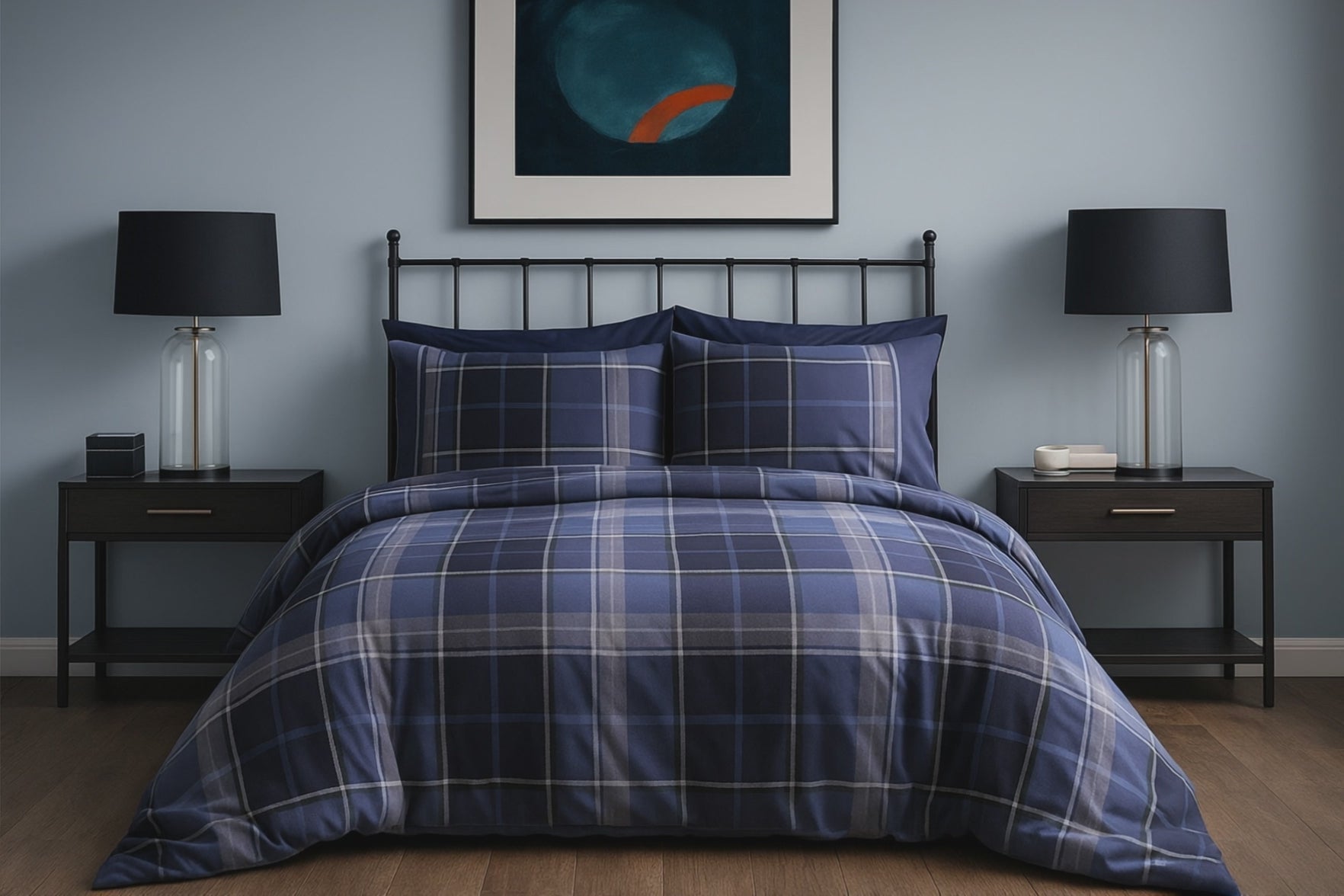 Argyle Duvet Cover Bedding Set