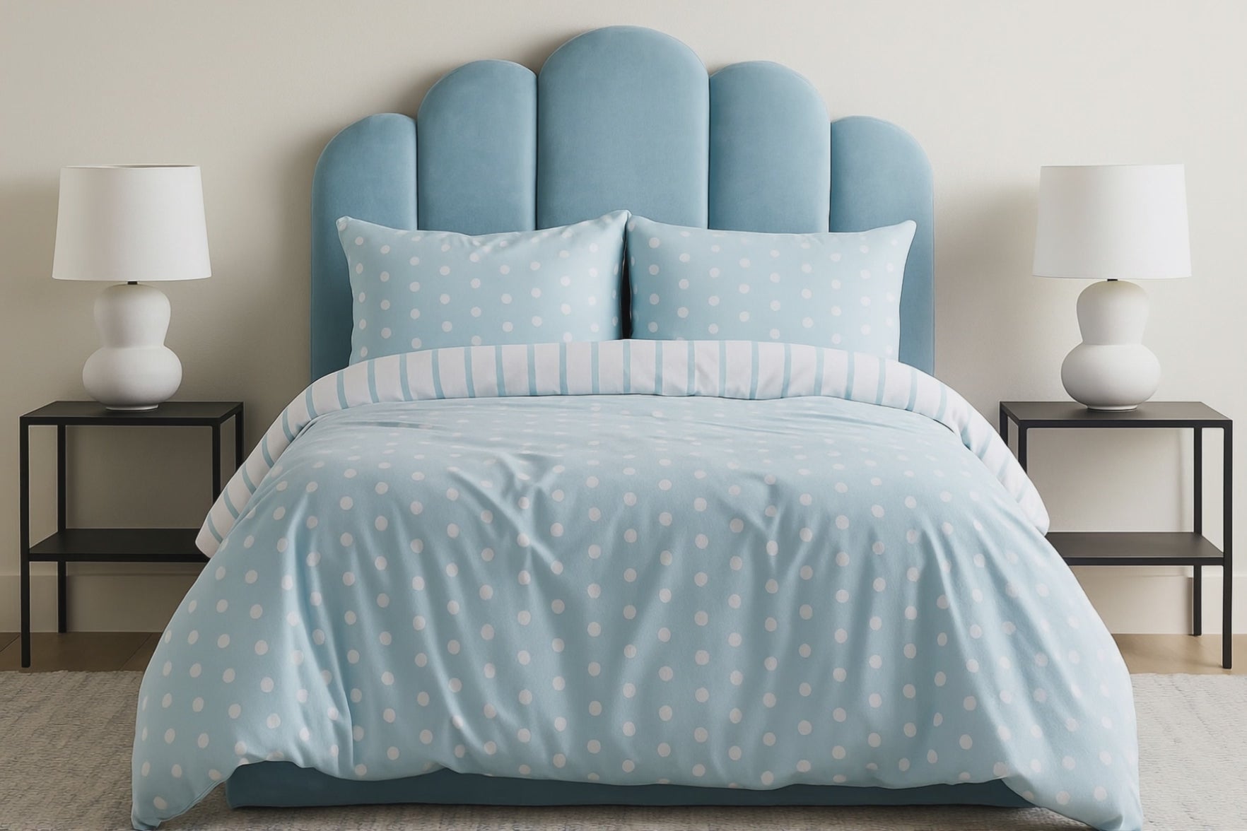 Spots & Stripes Duvet Cover Bedding Set
