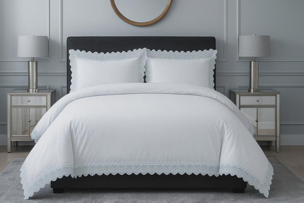 Elise Embroidered Duvet Cover Set