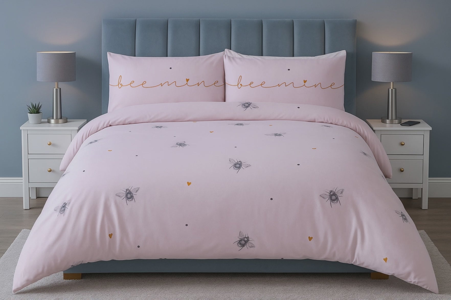 Bee Mine Duvet Cover Bedding Set