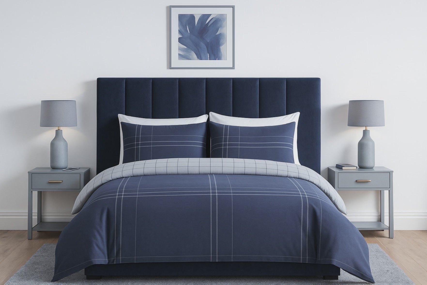 Hudson Complete 4 Piece Bedding Set