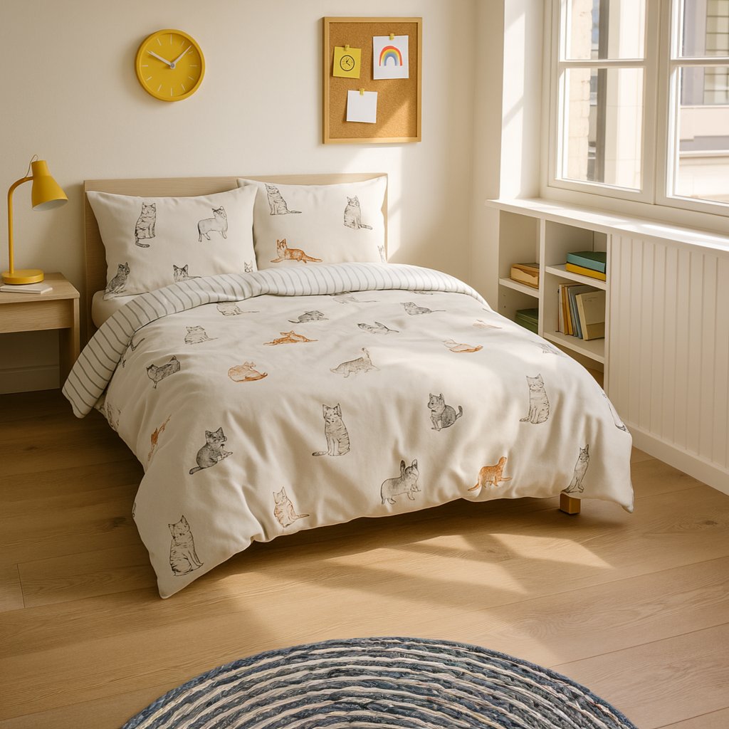 So Soft Purrrfect Duvet Cover Set