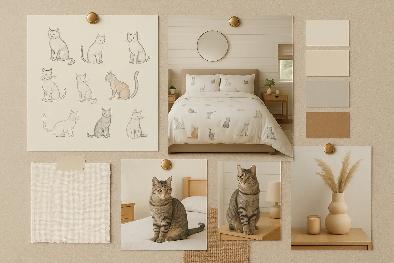 Purrrfect Duvet Cover Bedding Set