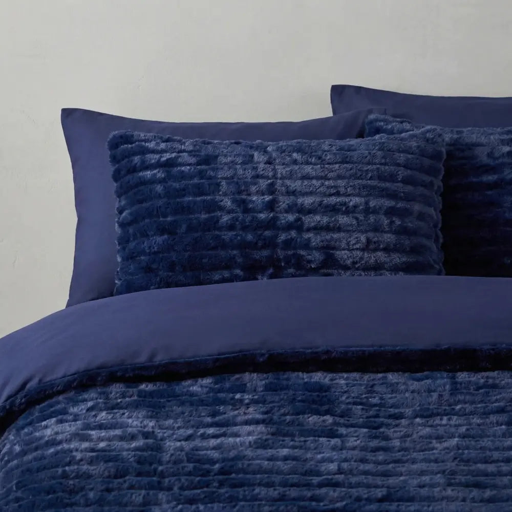 Rabbit Faux Fur Duvet Cover Set
