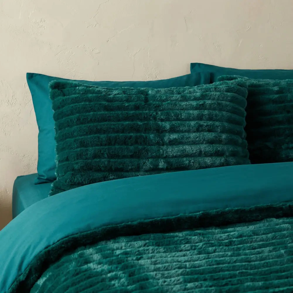 Rabbit Faux Fur Duvet Cover Set