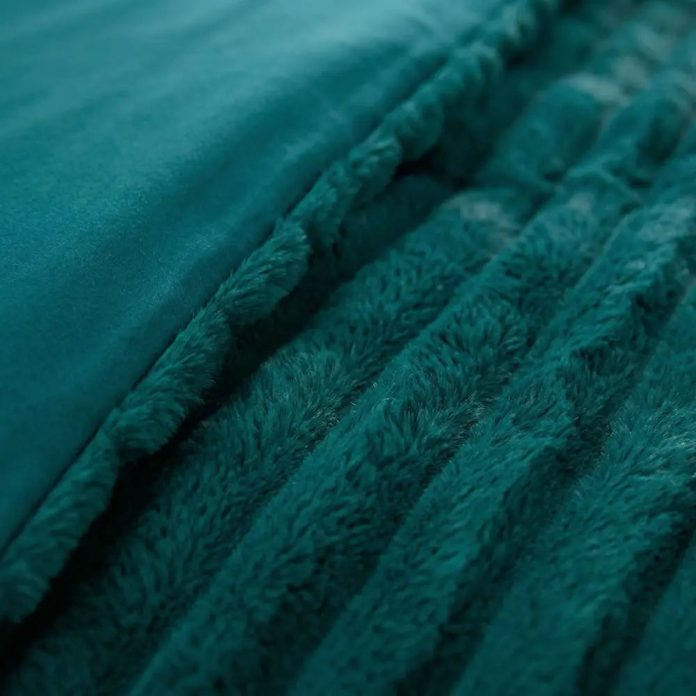 Rabbit Faux Fur Duvet Cover Set