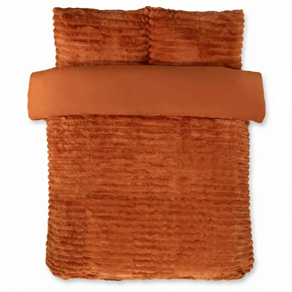 Rabbit Faux Fur Duvet Cover Set