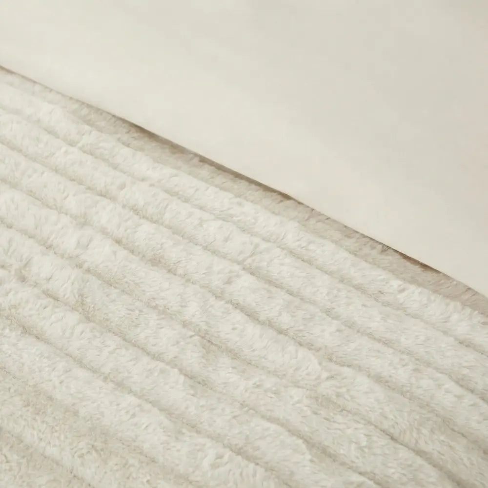 Rabbit Faux Fur Duvet Cover Set