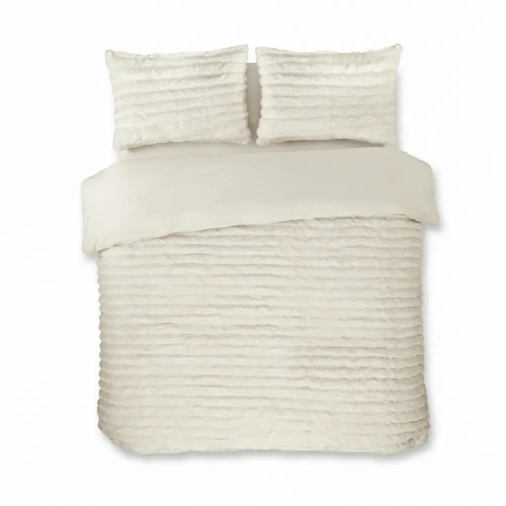 Rabbit Faux Fur Duvet Cover Set