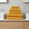 Safari 500gsm Cotton Towels - Mustard Yellow